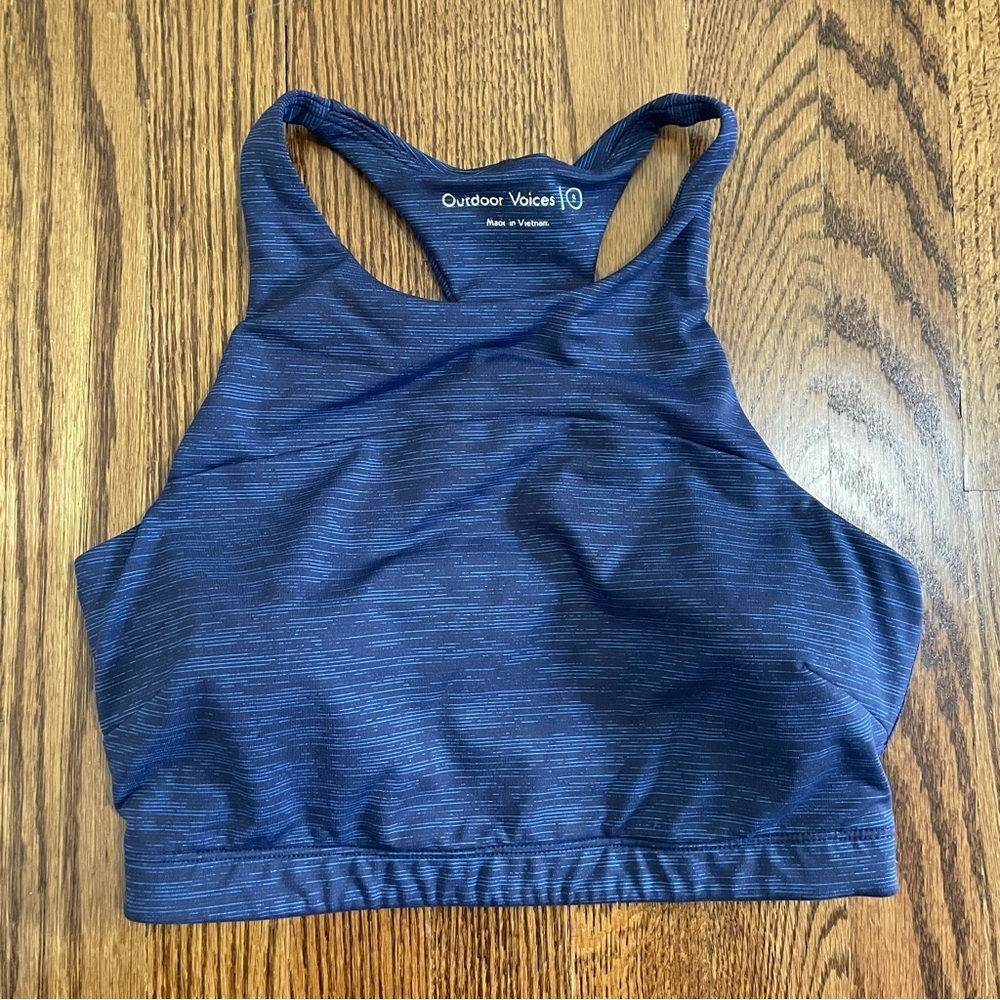Outdoor Voices Dark Blue Sports Bra Size Small